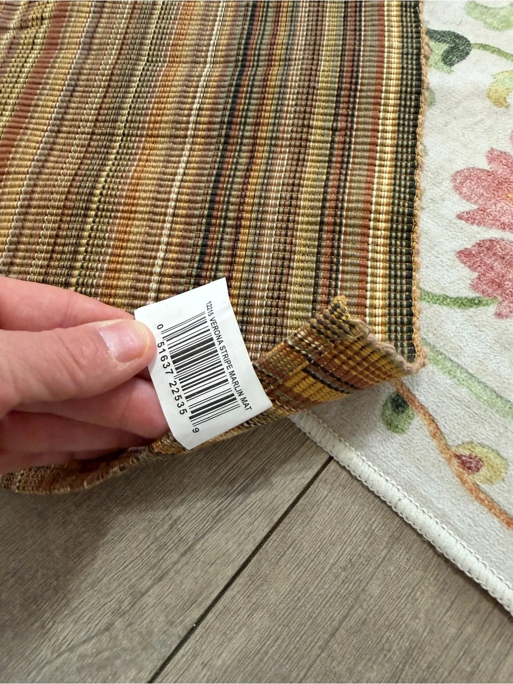 C&F Home Cedar Stripes 100% Cotton Handwoven Set of 6 Placemats 13